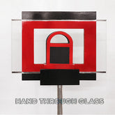Hand Through Glass